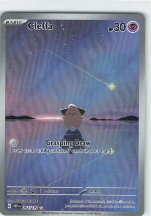 Cleffa illustration rare from Obsidian Flames